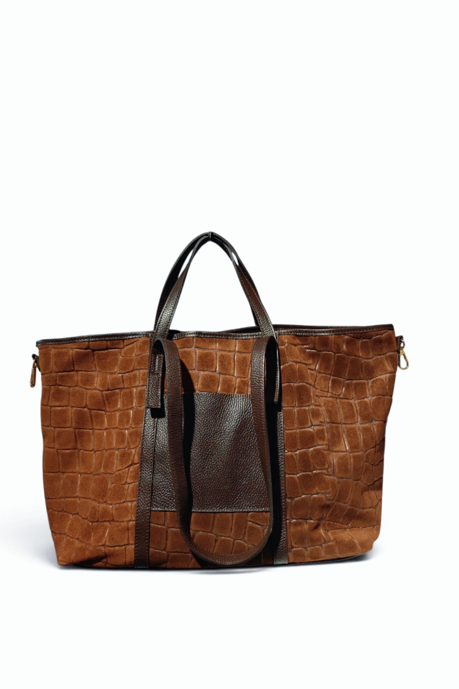 BMN197 Mocha Leather Bag